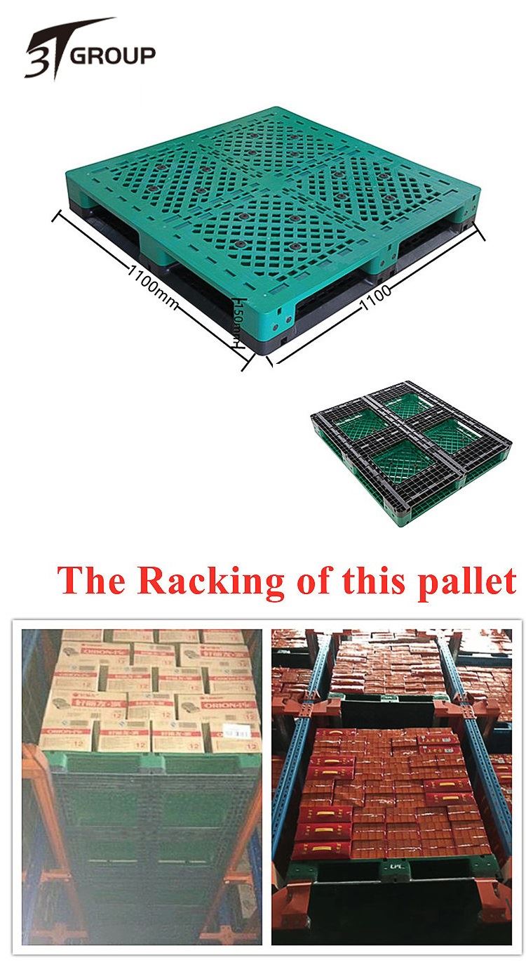 4 Way Entry Stackable Plastic Pallet manufactory best quality
